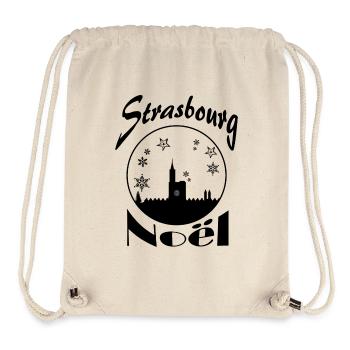 Strasbourg Christmas - Stanley/Stella Recycled Gym Bag - natural - Front