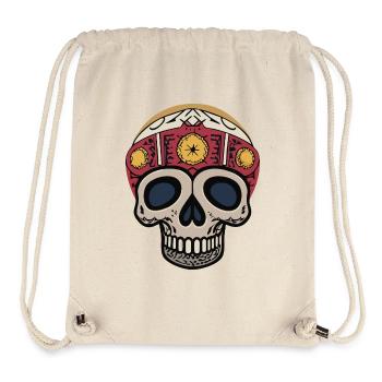 Pirate - Crâne - Rebelle - Sac à cordon recyclé Stanley/Stella - blanc naturel - Devant