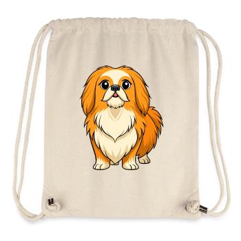 Gediegene Pekinesische digitale Kunst - Stanley/Stella recycelter Gym Bag - Naturweiß - Vorne