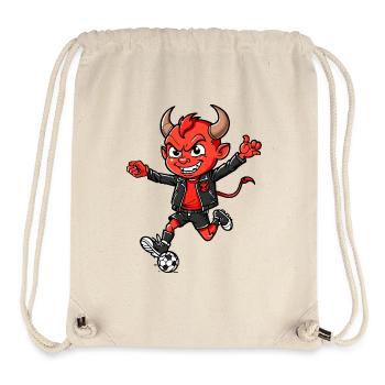 Red Devil - Stanley/Stella Recycled Gym Bag - natural - Front