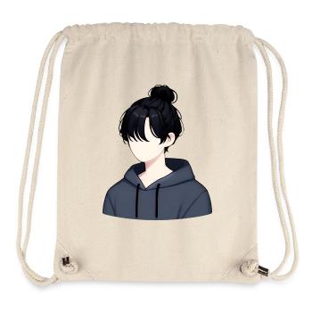 Minimalistischer Junge - Pure Einfachheit - Stanley/Stella recycelter Gym Bag - Naturweiß - Vorne
