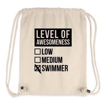 Schwimmer - Stanley/Stella recycelter Gym Bag - Naturweiß - Vorne