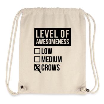 Crow - Stanley/Stella Recycled Gym Bag - natural - Front