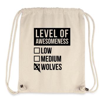 Wolf - Stanley/Stella recycelter Gym Bag - Naturweiß - Vorne