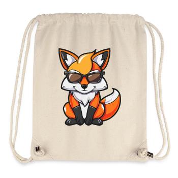 Fox Comic Cool - Stanley/Stella Recycled Gym Bag - natural - Front