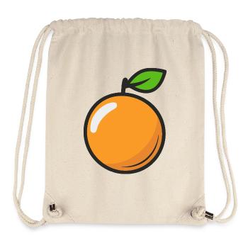 :: An orange on a T-shirt :: - Stanley/Stella Recycled Gym Bag - natural - Front
