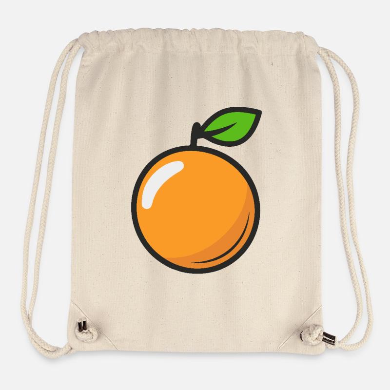 :: Eine Orange auf einem T-Shirt :: - Stanley/Stella recycelter Gym Bag - Naturweiß