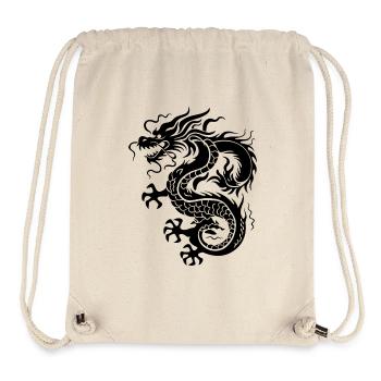 Dragon Fantasy Magic Mysticism Mythology Art - Stanley/Stella Recycled Gym Bag - natural - Front