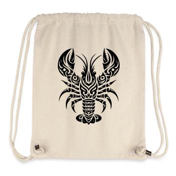 Homard Tribal - Sac à cordon recyclé Stanley/Stella - blanc naturel - Devant
