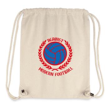 Against Modern Football - Stanley/Stella Recycled Gym Bag - natural - Front