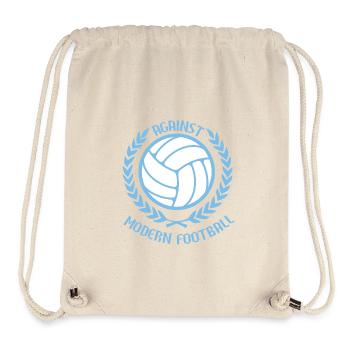 Against Modern Football - Stanley/Stella Recycled Gym Bag - natural - Front
