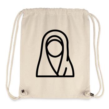 Muslim woman - Stanley/Stella Recycled Gym Bag - natural - Front