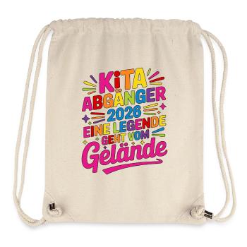 Daycare Graduates 2026: A Legend Leaves the Site - Stanley/Stella Recycled Gym Bag - natural - Front