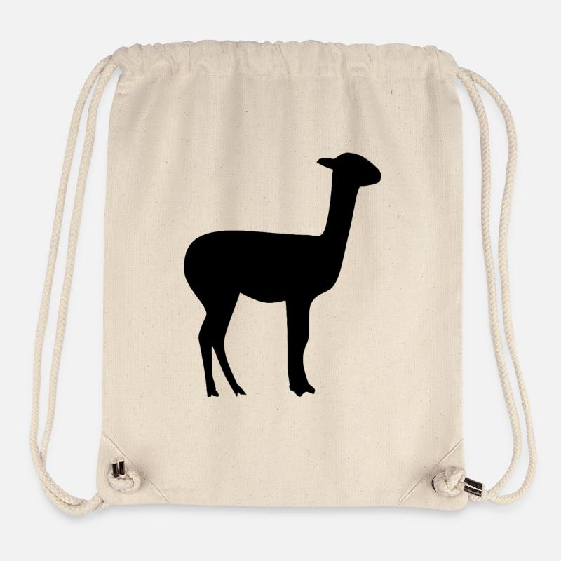 lama - Sac à cordon recyclé Stanley/Stella - blanc naturel