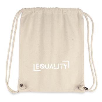 EQUALITY - ein Statement für Gleichberechtigung - Stanley/Stella recycelter Gym Bag - Naturweiß - Vorne