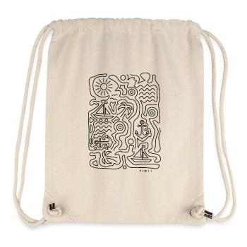Summer vibes - Stanley/Stella Recycled Gym Bag - natural - Front