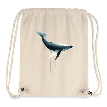 Buckelwal - Stanley/Stella recycelter Gym Bag - Naturweiß - Vorne