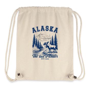 Alaska the Last Frontier - Stanley/Stella Recycled Gym Bag - natural - Front