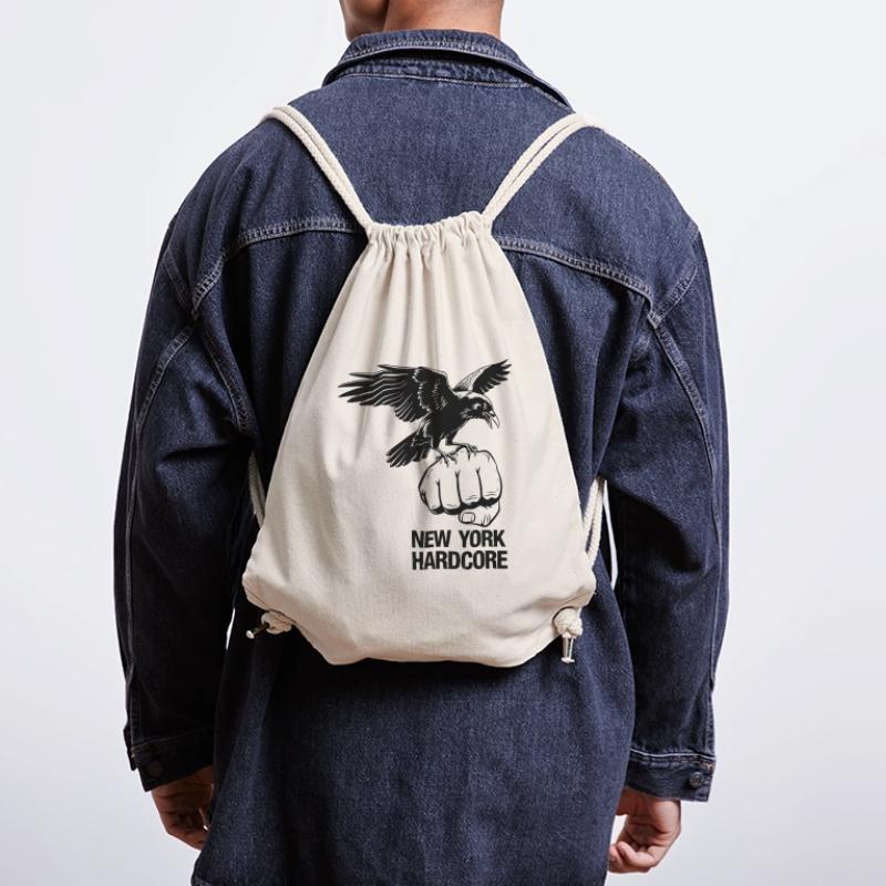 NYC Hardcore Eagle Design Stanley/Stella Recycled Gym Bag
