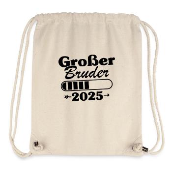 Großer Bruder Loading 2025 - Stanley/Stella recycelter Gym Bag - Naturweiß - Vorne