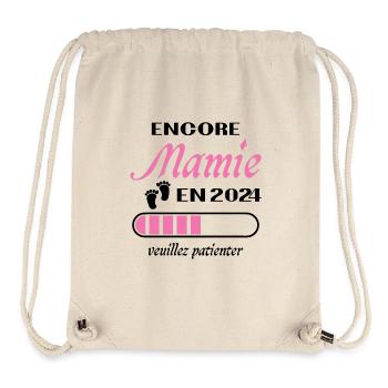 Oma Mädchen Wieder 2024 Zukünftige Oma Geschenk - Stanley/Stella recycelter Gym Bag - Naturweiß - Vorne