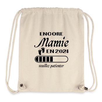 Oma Mädchen Wieder 2024 Zukünftige Oma Geschenk - Stanley/Stella recycelter Gym Bag - Naturweiß - Vorne