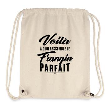 This is what the perfect brother looks like - Stanley/Stella Recycled Gym Bag - natural - Front