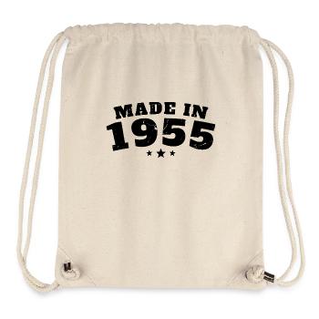 Fabriqué en 1955 - Sac à cordon recyclé Stanley/Stella - blanc naturel - Devant