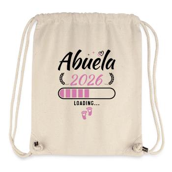Oma 2026 Lädt Zukunft Oma - Stanley/Stella recycelter Gym Bag - Naturweiß - Vorne
