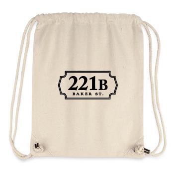 221b Baker st - Sac à cordon recyclé Stanley/Stella - blanc naturel - Devant