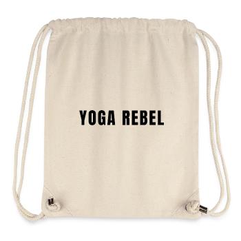 YOGA REBEL - Stanley/Stella recycelter Gym Bag - Naturweiß - Vorne