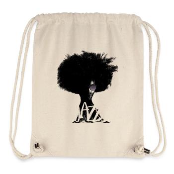 Jazz - Sac à cordon recyclé Stanley/Stella - blanc naturel - Devant