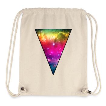 Regenbogen-Raum - Stanley/Stella recycelter Gym Bag - Naturweiß - Vorne