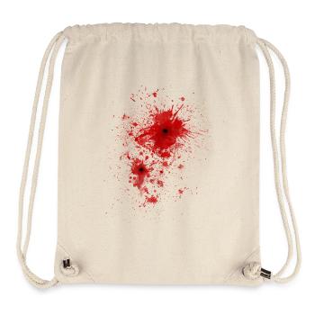 Blood spatter / bullet wound - Costume - Stanley/Stella recycelter Gym Bag - Naturweiß - Vorne