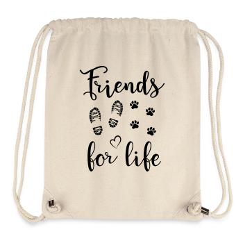 Dog Owner Mistress Love Dog's Paw Paws - Stanley/Stella Recycled Gym Bag - natural - Front