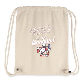 Ich spiele Barbar - Stanley/Stella recycelter Gym Bag - Naturweiß - Vorne
