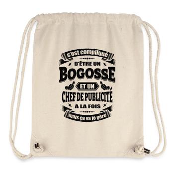 BOGOSSE ET CHEF DE PUBLICITÉ - Sac à cordon recyclé Stanley/Stella - blanc naturel - Devant