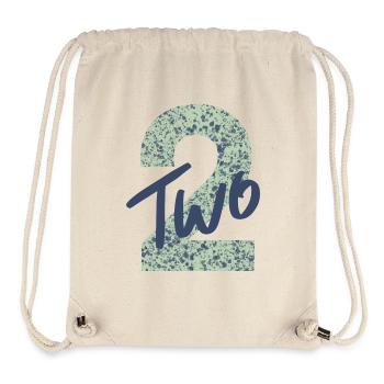 Number / Two / 2 / Birthday / Second / Number - Stanley/Stella Recycled Gym Bag - natural - Front