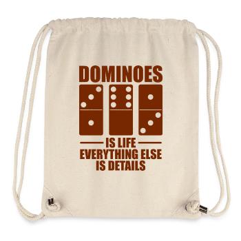 Domino Design - Stanley/Stella recycelter Gym Bag - Naturweiß - Vorne