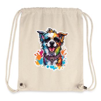 Dog / Animal / Pet / Paw / Furry Nose / Wauwau - Stanley/Stella Recycled Gym Bag - natural - Front