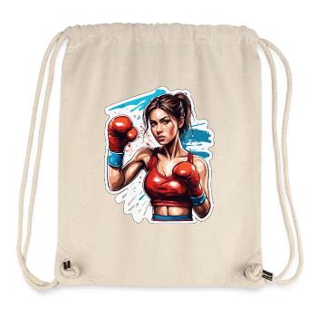 Boxer / Sport / Fight / Arena / Boxing Ring / Fists - Stanley/Stella Recycled Gym Bag - natural - Front