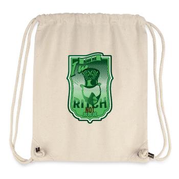 Küss mich, ich bin reich, nicht wahr! Sagt der irische Paintballer - Stanley/Stella recycelter Gym Bag - Naturweiß - Vorne