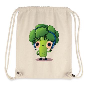 Bubatz - DJ - Musik - Legalize it - Brokkoli - Stanley/Stella recycelter Gym Bag - Naturweiß - Vorne