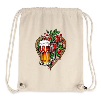 I love beer - Stanley/Stella Recycled Gym Bag - natural - Front