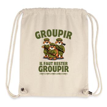 seventh company, the seventh company, Tassin - Stanley/Stella Recycled Gym Bag - natural - Front
