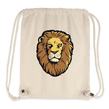 Lion - Sac à cordon recyclé Stanley/Stella - blanc naturel - Devant