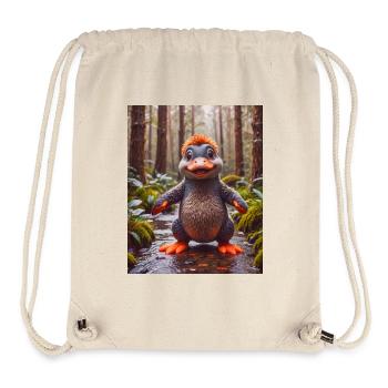 super süßes australisches Tier Down Under - Schnabeltier - Stanley/Stella recycelter Gym Bag - Naturweiß - Vorne