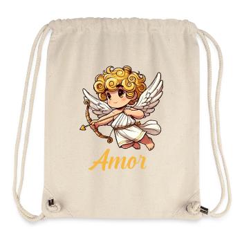 Ange Bande Dessinée Cupidon - Sac à cordon recyclé Stanley/Stella - blanc naturel - Devant