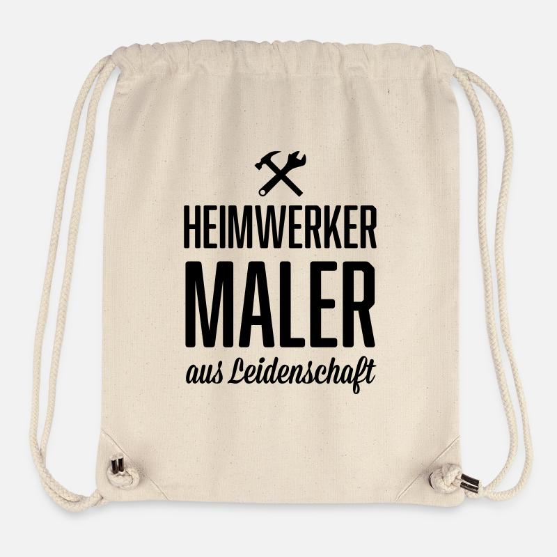 Heimwerker Maler - Stanley/Stella recycelter Gym Bag - Naturweiß