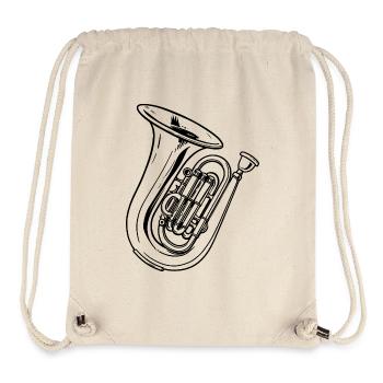 Tuba Sketch - Stanley/Stella Recycled Gym Bag - natural - Front